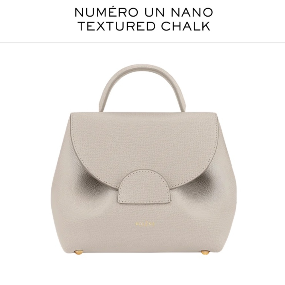 Polene Numero Un Nano in Textured Chalk